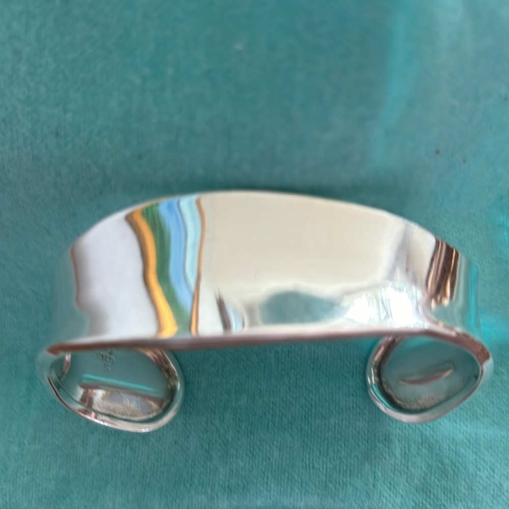 Vintage Sterling Silver Cuff Bracelet. From Mexico.
